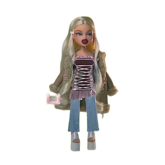 Lace-Up Strapless Mini - Brown π - Picture 4 of 4